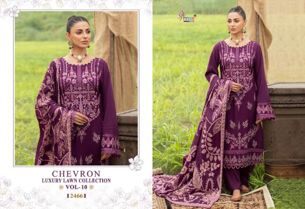 Shree Chevron Luxury Lawn Collection 10 Cotton Pakistani Salwar Suits